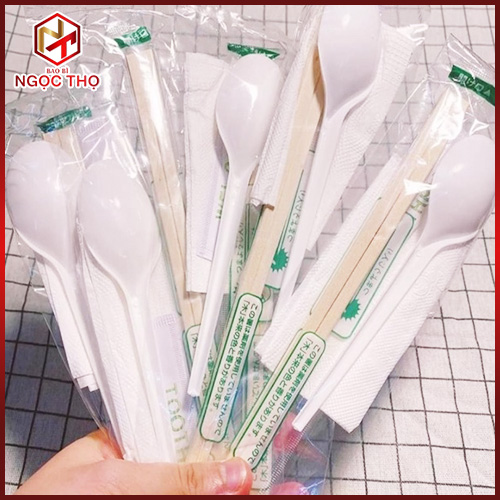Set đũa thìa dùng 1 lần